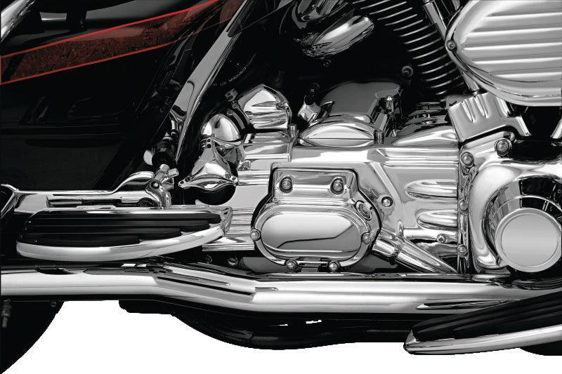 Kuryakyn Rear Cylinder Base Cover For 02-06 Touring Models Chrome - Powersports Haven