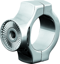 Load image into Gallery viewer, Kuryakyn Side Mount License Plate Clamp Chrome - Powersports Haven