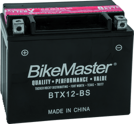BikeMaster BTX12-BS Battery - Powersports Haven