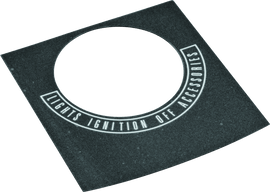 Bikers Choice 68-84 FL 71-72 FX 80-86 FXWG 84-99 Softail Dash Switch Decal Replaces H-D 71300-79 5Pk - Powersports Haven