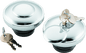 Bikers Choice L96-20 Chrome Lockable Gas Cap Vented - Powersports Haven