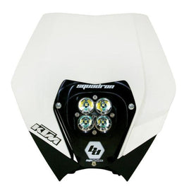 Baja Designs 08-13 KTM Headlight Kit DC w/ Headlight Shell White Squadron Sport - Powersports Haven