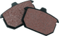Twin Power 84-E87 Softail FXWG Power Organic Brake Pads Replaces H-D 44209-82 44209-87C 44213-87 R - Powersports Haven