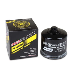 ProFilter Arctic Cat/Honda/Kaw/MV Augusta/Triumph/Yam Spin-On Black Various Performance Oil Filter - Powersports Haven