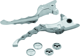 Kuryakyn Zombie Lever Set 17-Up Touring Chrome - Powersports Haven