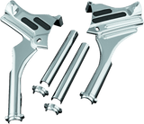 Kuryakyn Deluxe Neck Covers 95-07 Touring Models Chrome