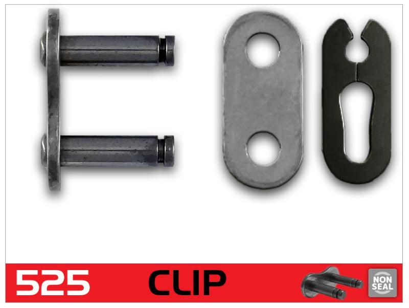 RK Chain 525 Clip Link - Natural - Powersports Haven