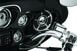 Kuryakyn Zombie Speaker Grills Chrome - Powersports Haven