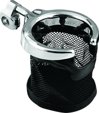 Load image into Gallery viewer, Kuryakyn Drink Holder With Basket 1-1/4in Mount Chrome - Powersports Haven