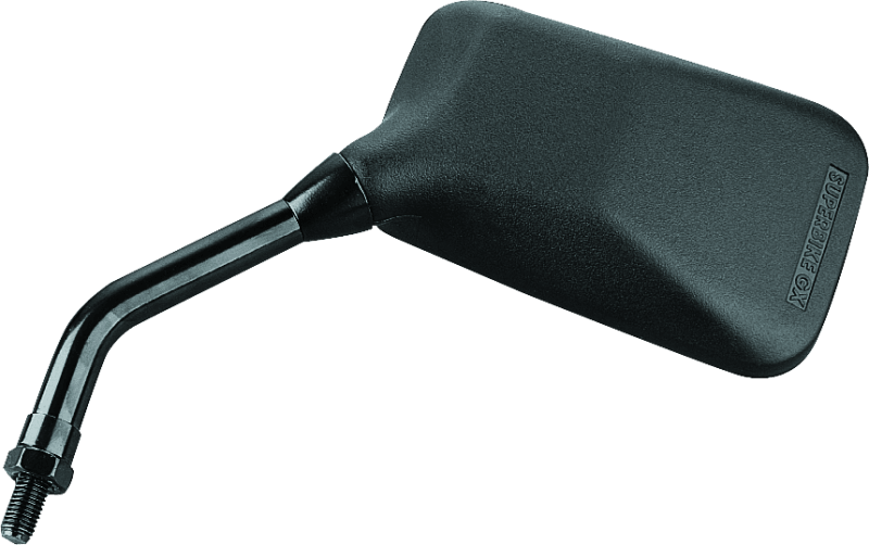 BikeMaster Superbike GX Mirror 10mm Left - Black - Powersports Haven