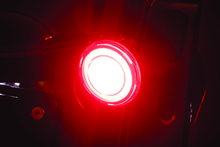 Load image into Gallery viewer, Kuryakyn Tracer L.E.D. Turn Signal Inserts Red/Red Smoke Lens Rear - Powersports Haven