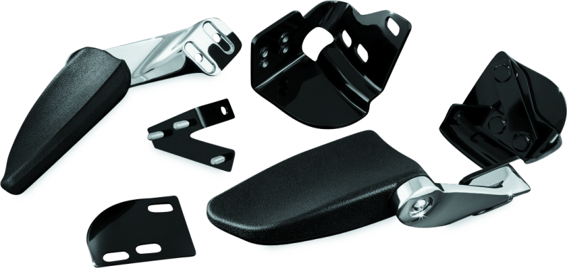 Kuryakyn Stealth Passenger Armrests 97-13 Touring Models Chrome - Powersports Haven