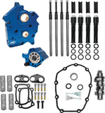 S&S Cycle 2017+ Oil Cooled M8 Models Chain Drive 475C Cam Chest Kit w/ Black Pushrod Tubes