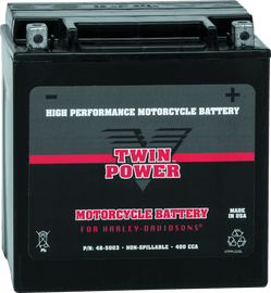 Twin Power YIX-30L High Performance Battery Replaces H-D 66010-97A Made in USA 400 CCA - Powersports Haven