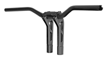 Load image into Gallery viewer, Performance Machine Phatbar H-Bar Assy, 9in Riser, 1-1/4in Bar, Int Wire, Gauge Mnt - Black Ops - Powersports Haven