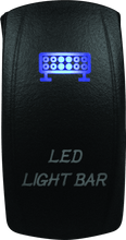Load image into Gallery viewer, DragonFire Racing Lighted Switch Led Light Bar On/Off Blue - Powersports Haven