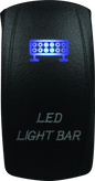 DragonFire Racing Lighted Switch Led Light Bar On/Off Blue - Powersports Haven