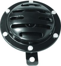 Load image into Gallery viewer, Bikers Choice Black Slotted Horn 12V Universal - Powersports Haven
