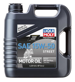 LIQUI MOLY 4L Motorbike 4T SAE 15W50 Street - Powersports Haven