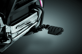 Kuryakyn Ergo II Trident Dually ISO Pegs With Long Arms Gloss Black - Powersports Haven