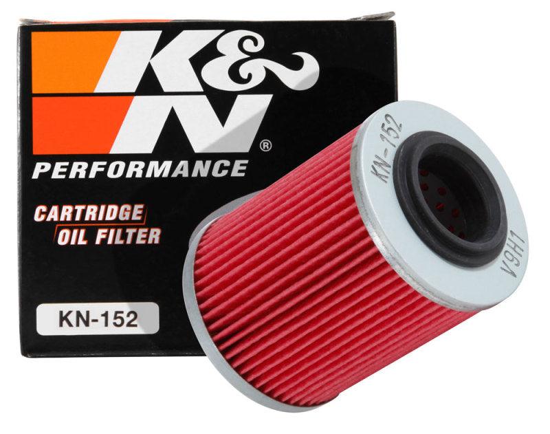 K&N Aprilia / Bombardier / Can-Am / Ski Doo 2.219in OD x 2.969in H Oil Filter - Powersports Haven