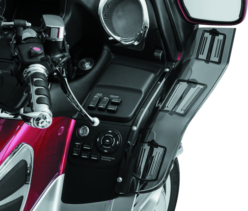 Kuryakyn Dragon Wings 01-17 Honda GL1800 Models Smoke - Powersports Haven