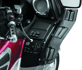 Kuryakyn Dragon Wings 01-17 Honda GL1800 Models Smoke - Powersports Haven