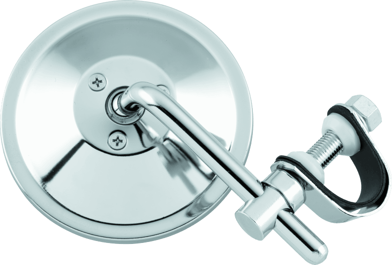 BikeMaster Universal Clamp On Mirror 4in Stem - Powersports Haven