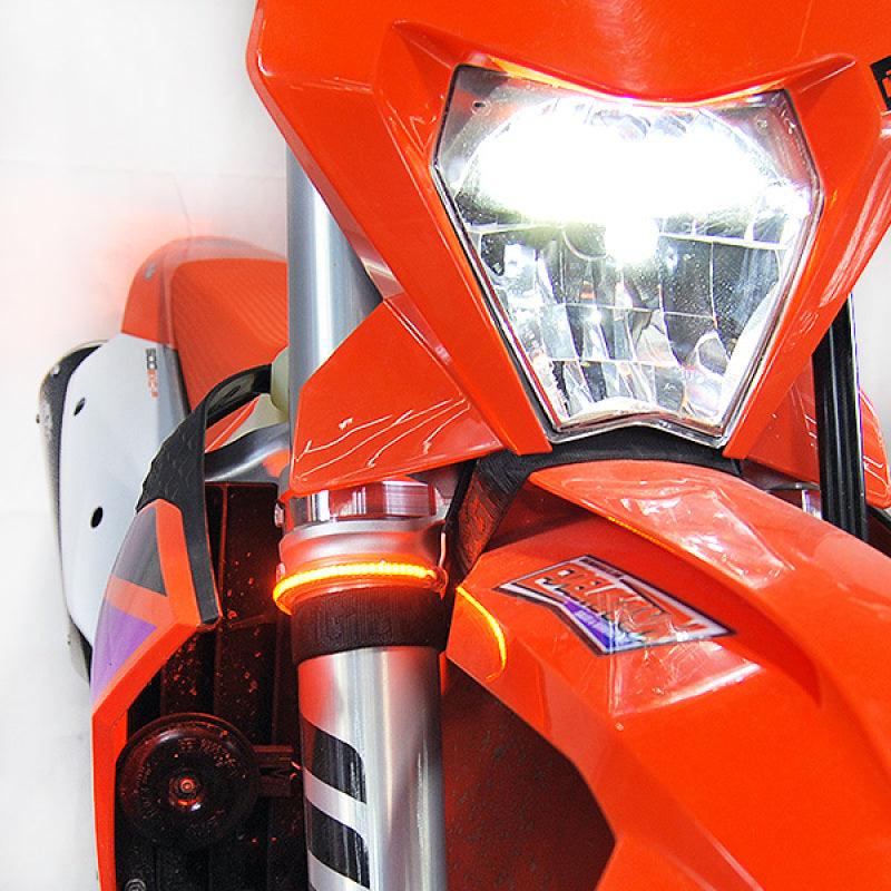 New Rage Cycles 24+ KTM 350/500 EXC-F Front Turn Signals - Powersports Haven