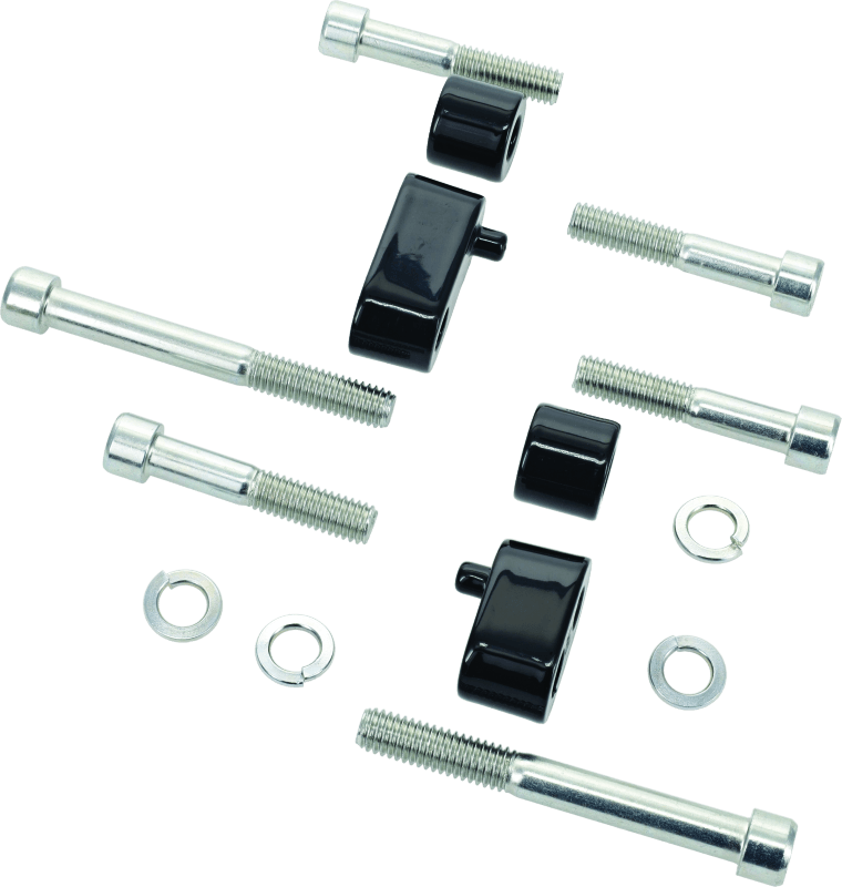 Kuryakyn Driver Floorboard Spacers 09-Up Touring Models Gloss Black - Powersports Haven