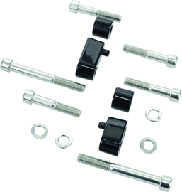 Kuryakyn Driver Floorboard Spacers 09-Up Touring Models Gloss Black - Powersports Haven