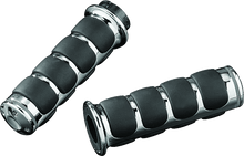 Load image into Gallery viewer, Kuryakyn Premium ISO Grips Without Throttle Boss Dual Cable Chrome - Powersports Haven