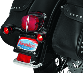 Kuryakyn Bullet Light Rear Turn Signal Bar Gloss Black - Powersports Haven