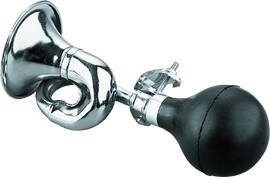 Bikers Choice Chrome Bugle Horn Universal Custom - Powersports Haven