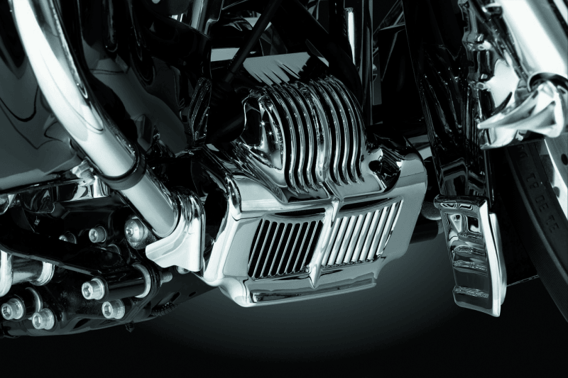 Kuryakyn Oil Cooler Cover 11-16 Touring Chrome - Powersports Haven