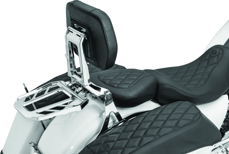 Kuryakyn Neo Driver & Passenger Backrest Chrome - Powersports Haven