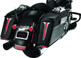 Kuryakyn Curved License Plate Mount Chrome - Powersports Haven