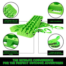 Load image into Gallery viewer, Rhino USA Recovery Traction Boards - Green (Pair) - Powersports Haven