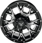 QuadBoss Barbwire 14X7 - 4+3 - 4/156 - Machined - Powersports Haven