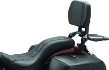 Load image into Gallery viewer, Kuryakyn Neo Driver &amp; Passenger Backrest Black - Powersports Haven