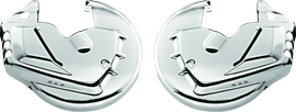 Kuryakyn Brake Rotor Cover Honda 01-17 GL1800 Chrome - Powersports Haven