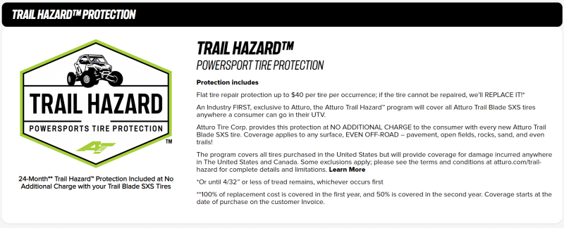 Atturo Trail Blade BOSS SxS Tire - 29x11R14 75N - Powersports Haven