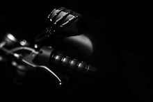 Load image into Gallery viewer, Kuryakyn Skeleton Hand Mirrors Black/Black - Powersports Haven