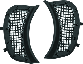 Kuryakyn Mesh Headlight Vent Accents Black - Powersports Haven