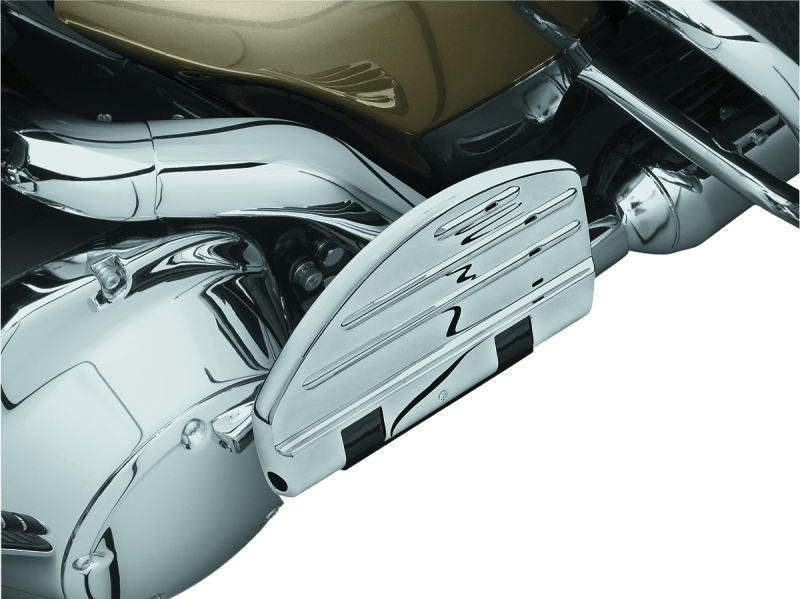 Kuryakyn ISO Passenger Floorboards Chrome - Powersports Haven