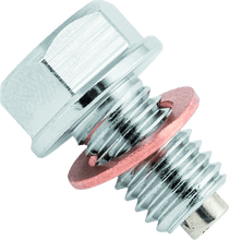 Load image into Gallery viewer, BikeMaster Magnetic Oil Drain Plug 10mm - Stainless - Powersports Haven