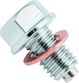 BikeMaster Magnetic Oil Drain Plug 10mm - Stainless - Powersports Haven