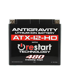 Load image into Gallery viewer, Antigravity YTX12 High Power Lithium Battery w/Re-Start - Powersports Haven