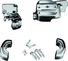 Kuryakyn Brake & Clutch Control Dress-Up Kit Single Disc Front Brakes 96-14 - Powersports Haven