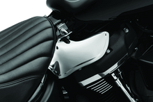 Load image into Gallery viewer, Kuryakyn Saddle Shields Heat Deflectors 18-Up Softail Models Smoke - Powersports Haven